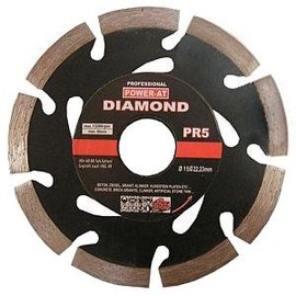 Power-AT Industrial Diamond Disc Cutting Blade, 2 Pack, 180mm x 2.3mm x 22.2mm, Dry or Wet Cutting for Stone, Brick, Concrete, Marble, Granite