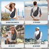 ZOMAKE Sling Backpack 10L - Small Crossbody Backpacks Waterproof Sling