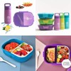 Set Lonchera + Botella + Cuchara con Compartimentos Lunch Box