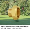 Joywayus Garden Hose Adapter, 1" NPSH Female x 3/4" GHT