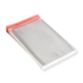 Film Case, Plastic Case, DIN C 6, 120 x 162 mm, 30 mm + Flap for Greeting Cards, Postcards, Envelopes, Photos, Postcards, Protective Covers, Transparent (Pack of 100)