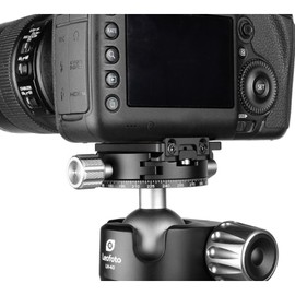 LEOFOTO Quick Release Plate NP-50 with Prism Rail Compatible with Arca Swiss Tripod Head