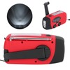 QQT088 ABS Solar Energy Emergency Multifunction Hand Crank Radio Support