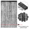 Sinmoe 2 Pieces Glitter String Curtain Panels Cotton String Curtain
