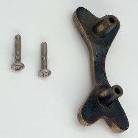 6” Dog Bone Handle - Animal Farmhouse Style Cabinet Pull - 6 in Rustic Vintage - Dresser & Door Knob Handle- Includes All mounting Hardware - HN713 - Quantity (2)