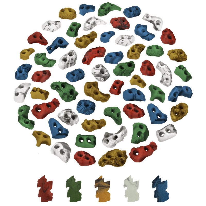 ALPIDEX Climbing Holds, Climbing Stones, Steps, Size XS - 15,