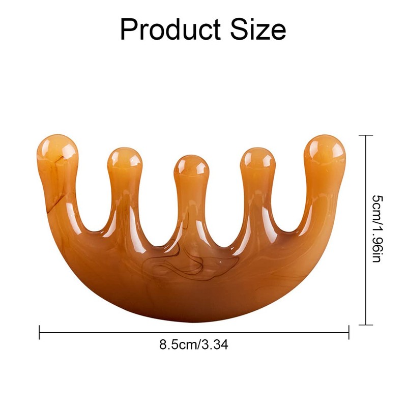 DULSPUE gua sha, Facial Massager, Five Tooth Resin Meridian Massage