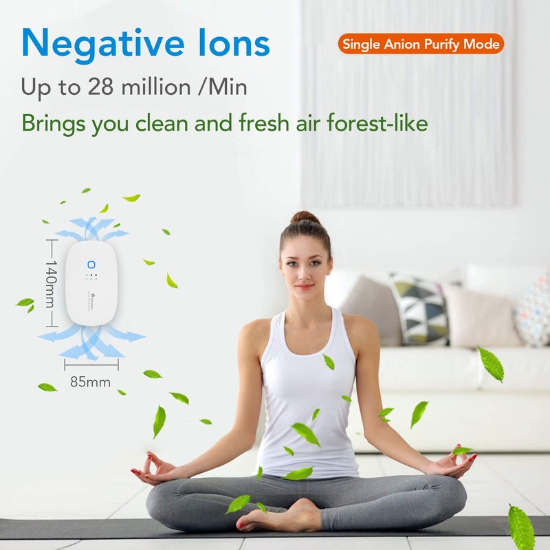 AMORCASA Ozone & Anion Air Purifier 2 in 1 Plug