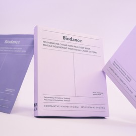 Biodance 리쥬비네이팅 캐비어 피디알엔 리얼 딥 마스크(8매입) Rejuvenating Caviar PRDN Real Deep Mask (8 Pieces)