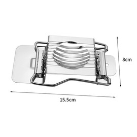 Stainless Steel Egg Cutter Slicer, Wire Egg Slicer Salad Chopper Tools Gadgets for Boiled Eggs, Salads, Sandwiches