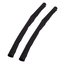 Baby Pushchair Strap Covers Grip Protector Buggy Replacement Handrail Hand Glove Infant Toddler Pram Bumper Stroller Bar Handle Sleeve (2 Pcs Black)