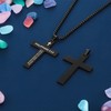 Cavalcade Cross for Car Rear View Mirror Lords Prayer Bible