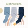 fluffyfeet Unisex Baby Tights Cotton Thick Leggings 3 Pack |