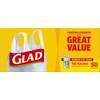 Glad Tall Kitchen Handle-Tie Trash Bags - 13 Gallon White