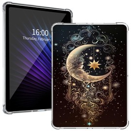 Case for 6.8" Kindle Paperwhite 11th Generation 2021 and Paperwhite Signature Edition, Moon Smile Face