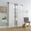 Archaeo Washed Cotton Twist Tab Curtain, 52" x 108", White