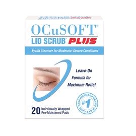 Ocusoft Lid Scrub Plus (20 Individually Wrapped Pre- Moistened Pads)