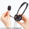 Sanwa Supply MM-HS408BK 4 Pole Compatible Headset