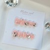 Stonegra Silver Line Handmade Nail Tips - Long Oval /
