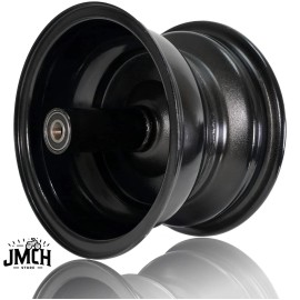 JMCHstore Black Front Wheel Rim for Coleman CT200U BT200X CT200UEX 196cc Hisun 200-3