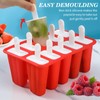 Popsicle Molds,Silicone Ice Pop Molds,BPA Free Popsicle Mold Reusable Easy