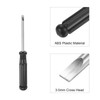 uxcell Mini Slotted Screwdriver, 3.0mm Flat Head with Black Handle