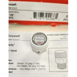 Air Vent Hoffman Specialty Model 508 Hygroscopic Air Vent  P/N 401475