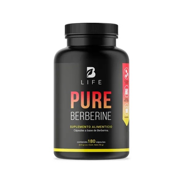 B-Life Berberina 500mg | 180 Cápsulas | Control de Glucosa
