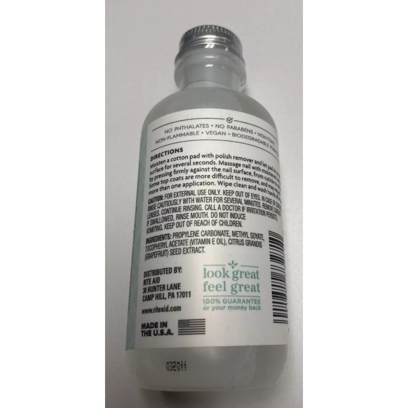 DayLogic Liquid Nail Polish Remover Unscented (4 fl oz) [NEW,