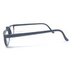 The Felix Rectangle Half Frame Reading Glasses, Unisex Half Rim