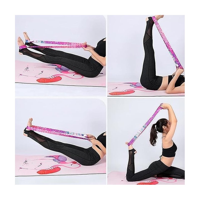 Yoga Mat Carrier Stretching Straps, 2 PieceYoga Training Strap Mat