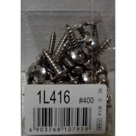 WAKAI Stainless Steel Tapping Truss Head 1L416 0.2 x 0.6 inches (4 x 16 mm), Pack of 47