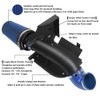 MOOSUN 4 inch Cold Air Intake Black Tube + Heat