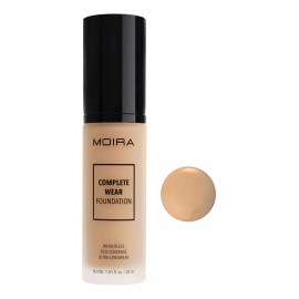 Moira Base De Maquillaje Líquida Moira Complete Wear Foundation Acabado Mate Tono Classic Beige CWF350
