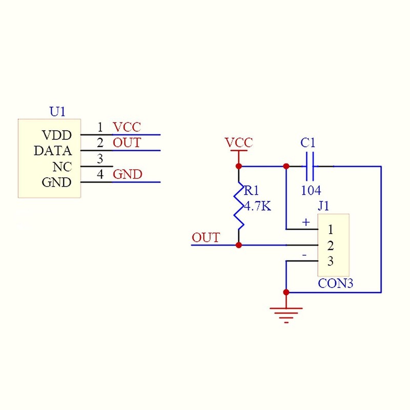 DIGISHUO 2Pcs DHT22/AM2302 Digital Temperature and Humidity Sensor Module |