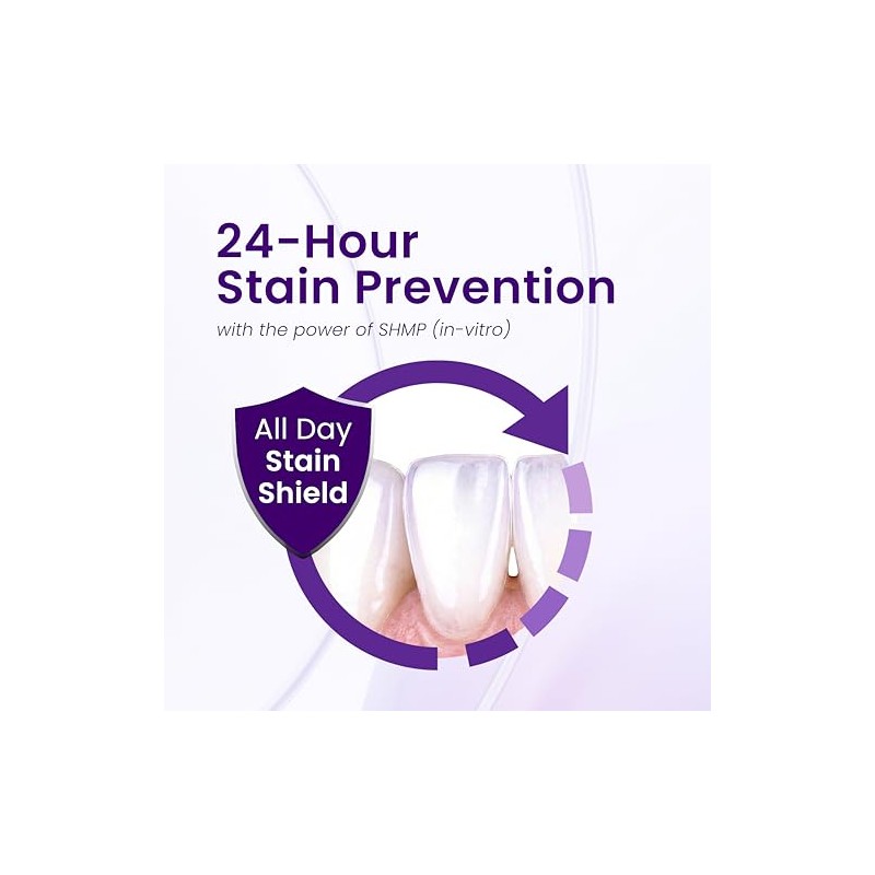 HIMALAYA PINKSALT Purple Toothpaste - Deep Stain Remover with Fluoride,