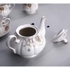 21-Piece Porcelain Ceramic Coffee Tea Gift Sets, Cups& Saucer Service