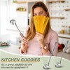HZIYOU 3Pcs Spaghetti Spoon and Pasta Tongs Stainless Steel Comb