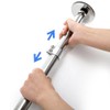 Kingrol 2-Pack Stainless Steel Undermount Sink Brackets, 17.7"-29.5" Adjustable Sink