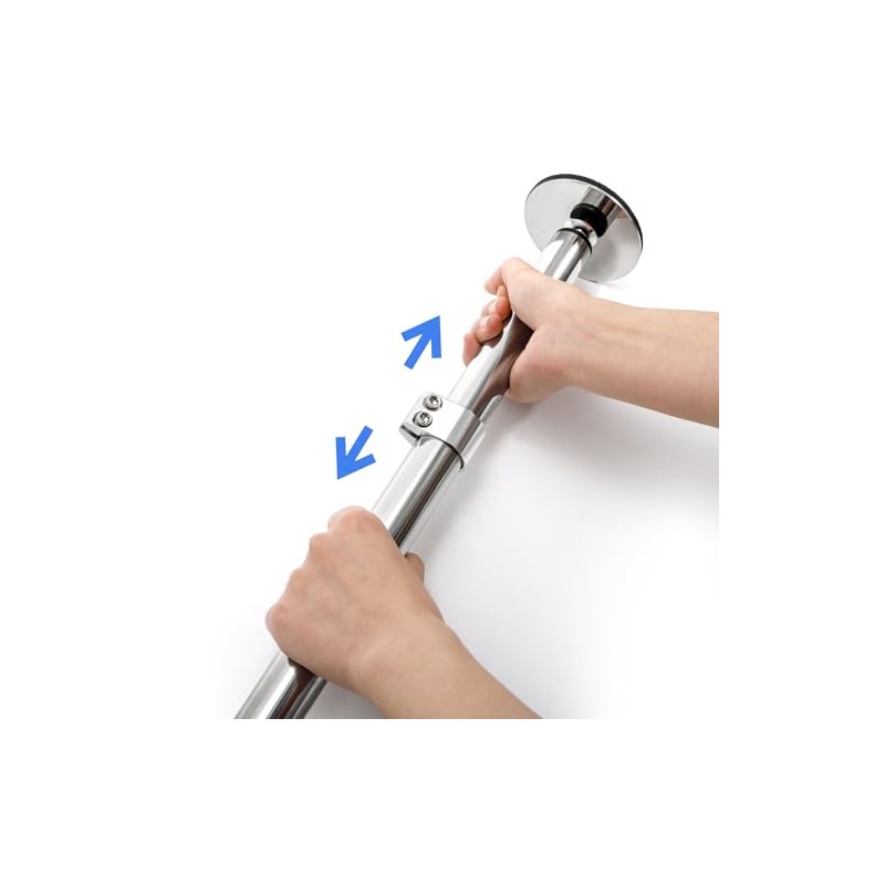 Kingrol 2-Pack Stainless Steel Undermount Sink Brackets, 17.7"-29.5" Adjustable Sink