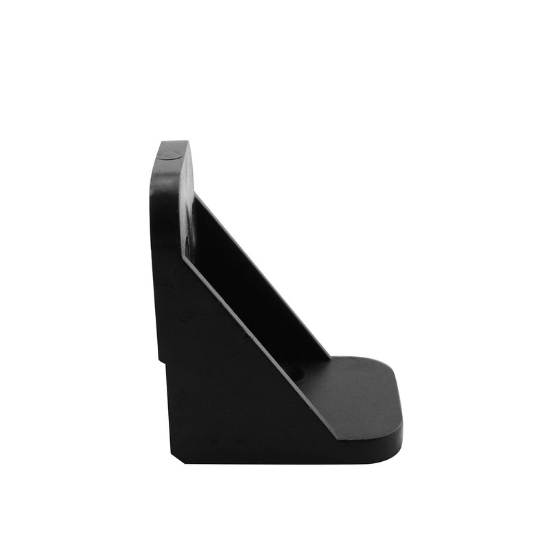 JCBIZ 4PCS Black Furniture Right Angle Bracket Plastic Corner Support