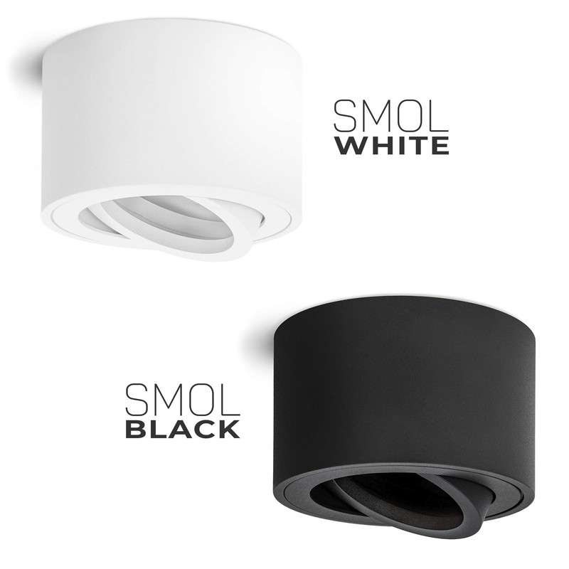 linovum SMOL LED Surface-Mounted Light Matt White - Flat &