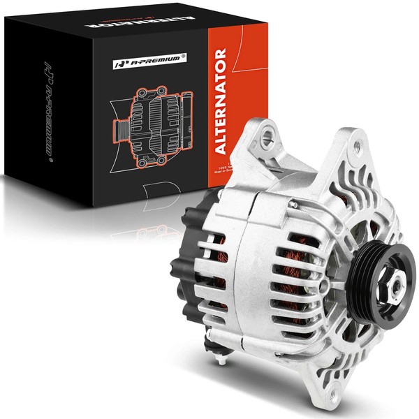 A-Premium Alternator Compatible with Kia Sephia 1999-2001, Spectra 2000-2004, L4