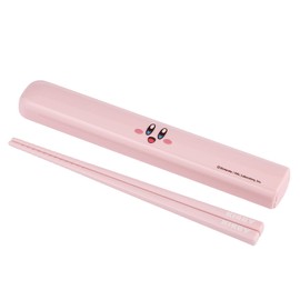 OSK HS-11 Antibacterial Pull Lid Chopsticks Case Set, 6.5 inches (16.5 cm), Kirby Star H/K No.3, 6.5 inches (16.5 cm), Chopsticks Made in Japan