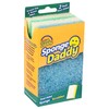 Scrub Daddy Modelo Sponge Daddy Fibra+Esponja 3 Paquetes de 2