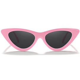 GFUIARA Vintage Cat Eye Sunglasses for Women Classic Retro Narrow Cateye Shades UV400 Protection Sun Glasses Sunnies