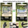 10L0L Golf Cart Foldable Windshield for Club Car DS, Portable