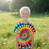 DNXFUHR Kids Rainbow Tie Dye Shirt for Boys' Girls' Youth