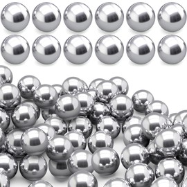 Hzopcw 125pcs 0.16" Paint Mixing balls, Stainless Steel Balls for Nail Polish, Small Mixing Agitator Balls for Nail Polish Inks Paints- Silver