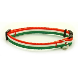 Cat Collar | Hungary Flag | Great for National Holidays, Special Events, Festivals, Parades and Every Day Use | Made in USA | Breakaway Safety Buckle